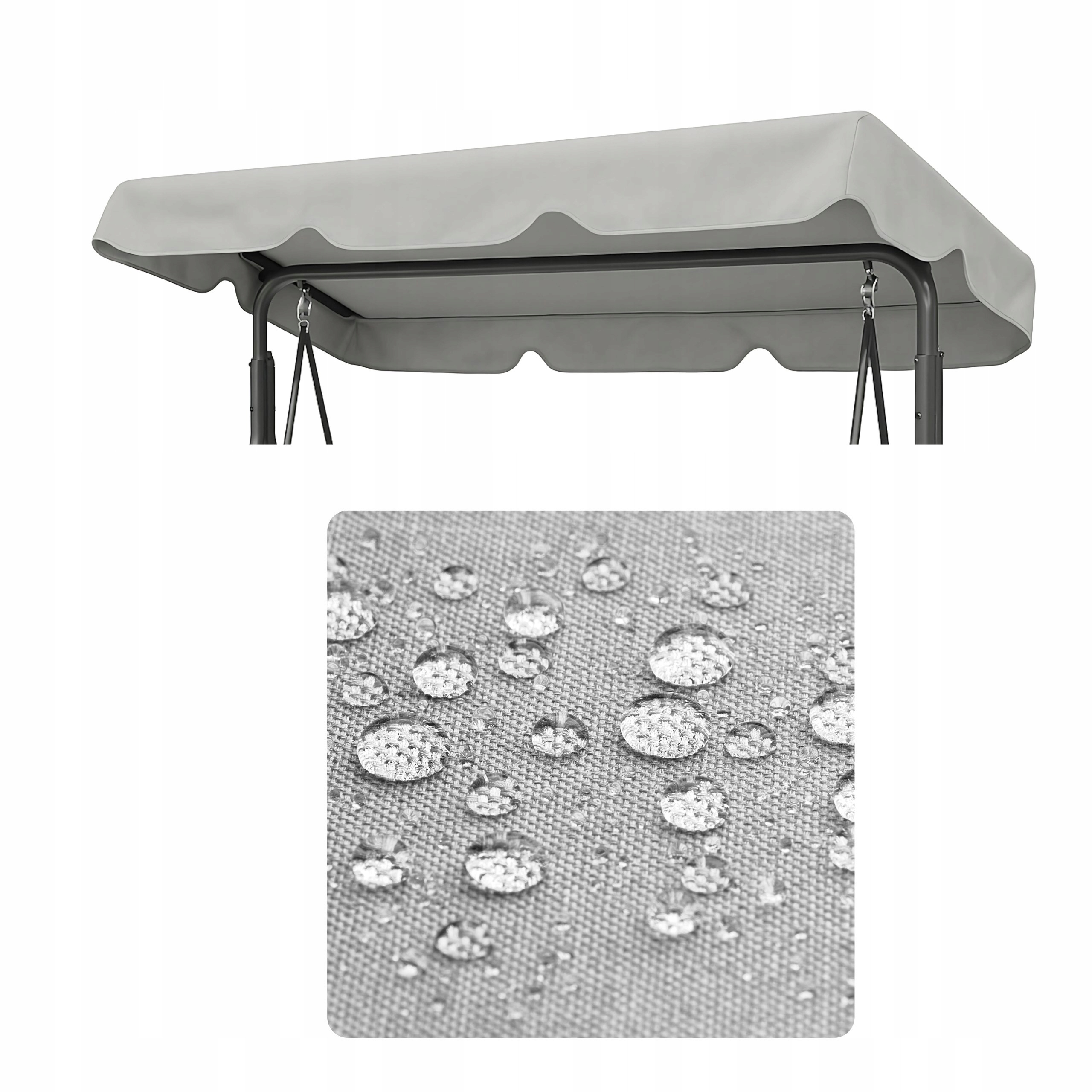 Stříška Na Zahradní Houpačku Voděodolná Zastřešení houpačky 118 x 214 cm