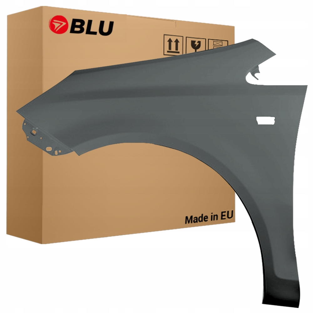 Blu Blatník Opel Corsa D Z177 levý šedý 06-14 přední pozink CarbonGrau
