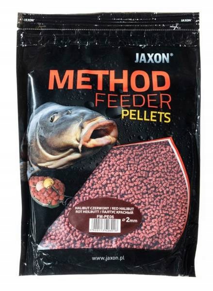 Pellets Method Feeder 2MM Halibut Czerwony 500g Jaxon