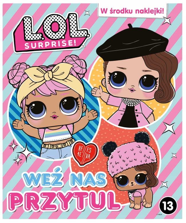 LOL Surprise 13 Weź nas przytul z naklejkami - KD