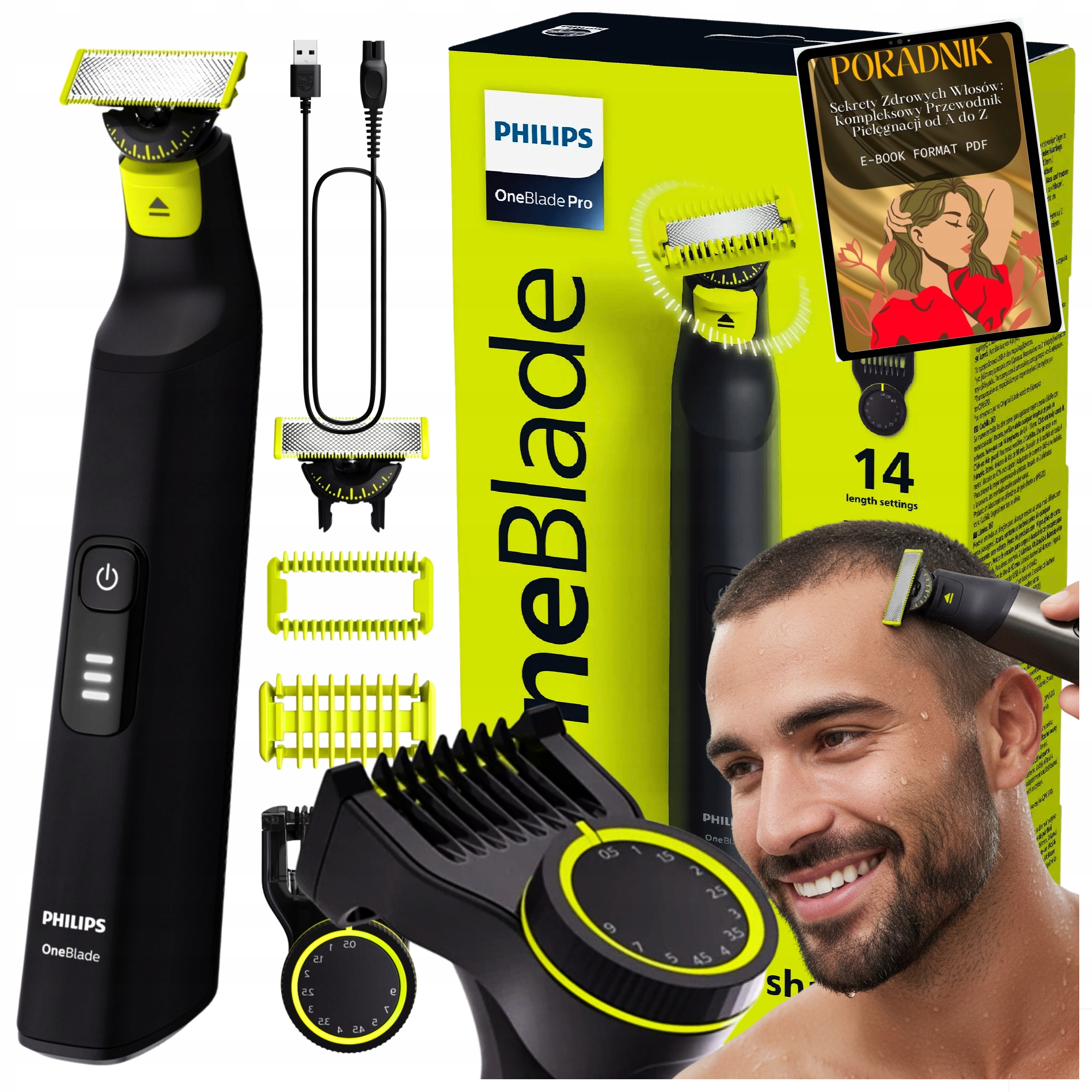 Maszynka Do Golenia Philips Oneblade Brody Zarostu Miejsc Intymnych Trymer