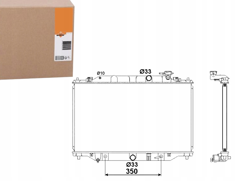 NRF CHŁODNICA SILNIKA NRF, 58417