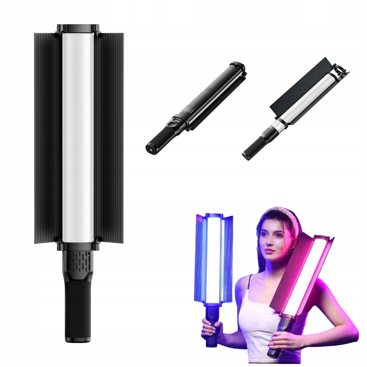 Ulanzi VL360 Lampa Led Miecz Świetlny Rgb Wb 2500K-10000K Fotograficzna
