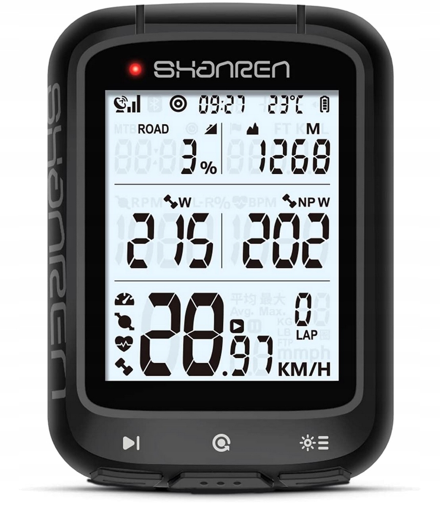 

Shanren Miles Komputer licznik rowerowy Gps Ant+