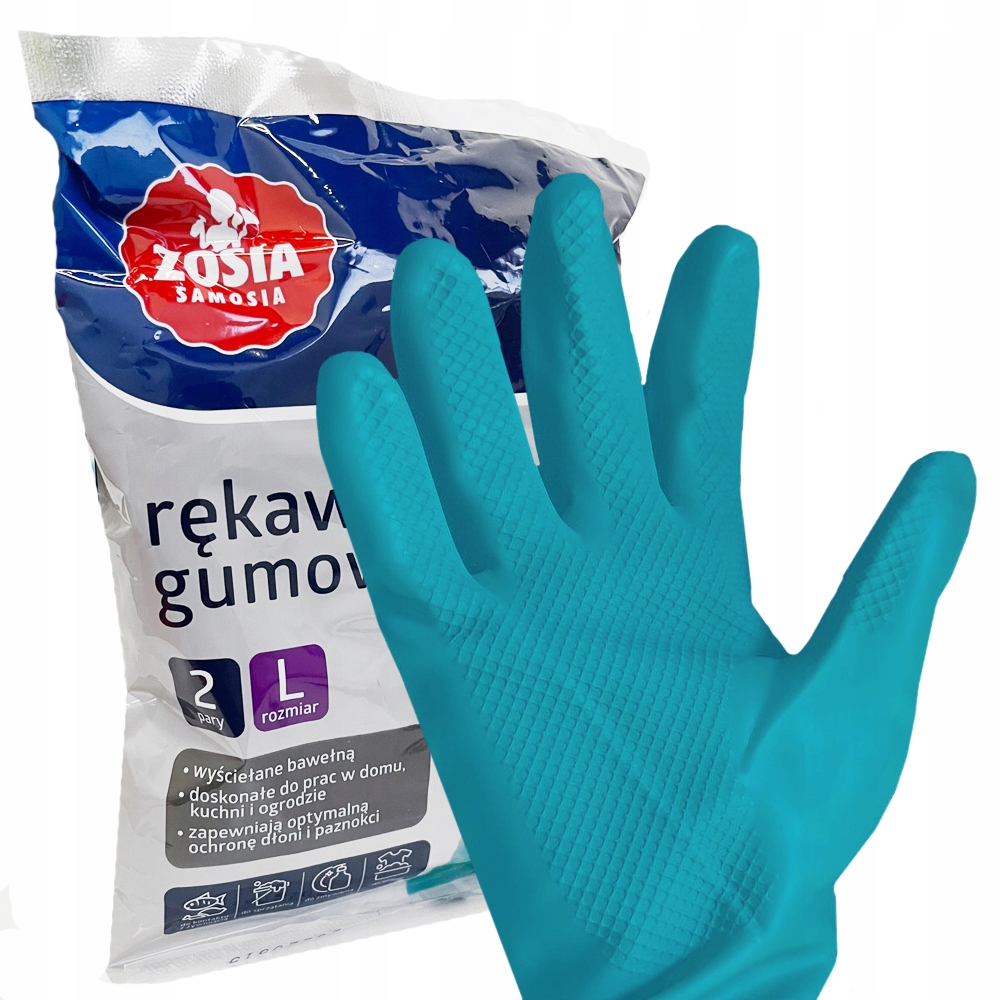 

Rękawiczki Rękawice Gumowe Zosia Samosia 2 Pary L