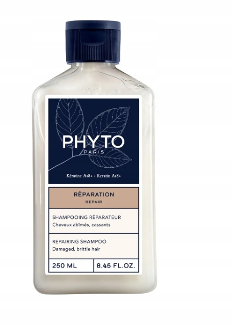 2 x Phyto Repair Szampon do włosów odbudowujący z keratyną A18+ 250 ml