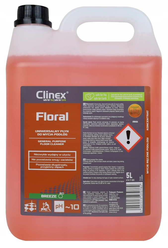 

Clinex Floral Breeze 5L Płyn do mycia podłóg