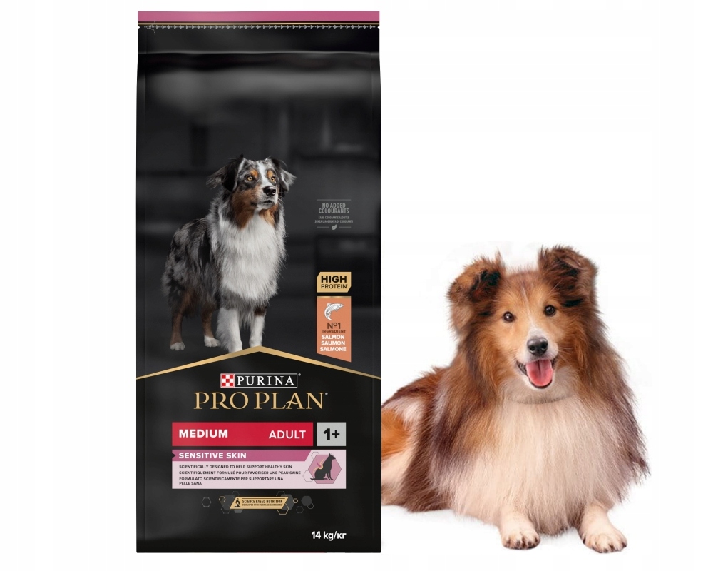 Purina Pro Plan Medium Sensitive Skin Łosoś 14kg