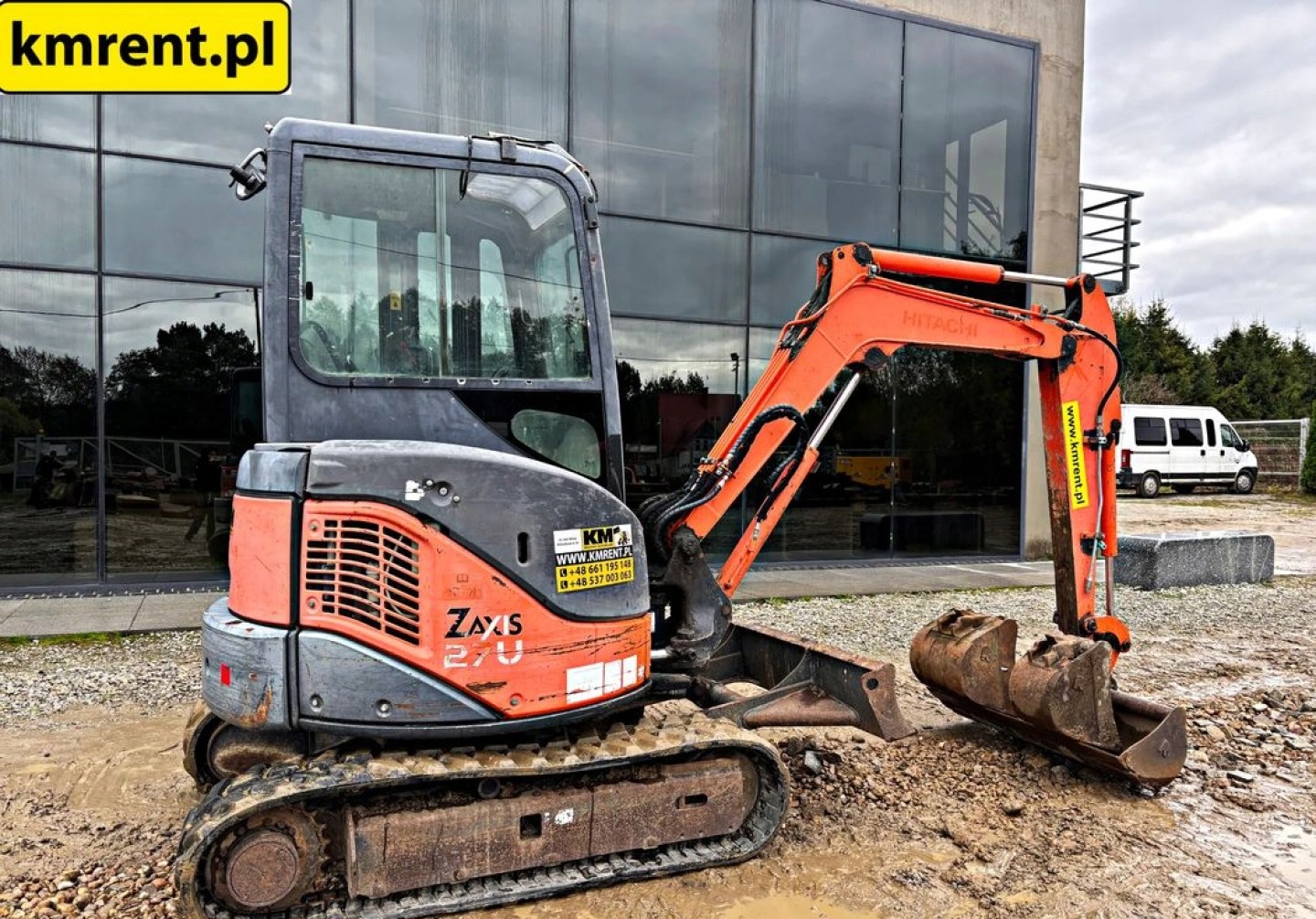 Hitachi ZX 27 U-2 MINI-KOPARKA 2009R. JXB 8025 8030 CAT 302.5