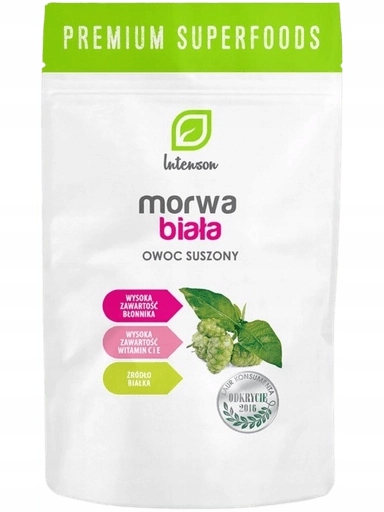 4x Intenson Moruše bílá 150g Vláknina Fosfor