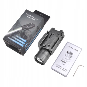 Shade Recon Gun Latarka taktyczna 1000 lm zielony laser – montaż Picatinny