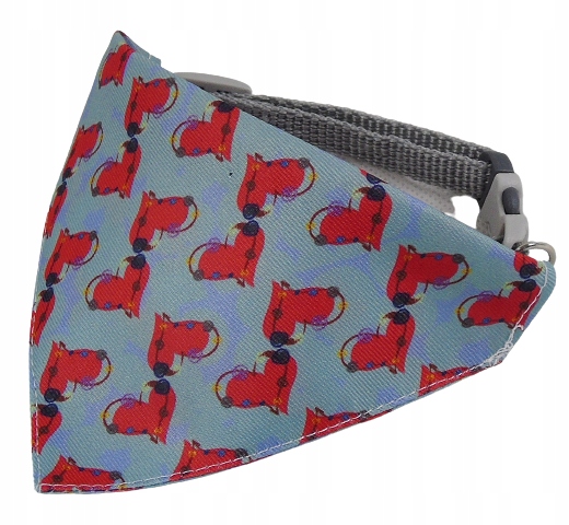 

Obroża z chustką dla psa kota (18-30cm) Xs