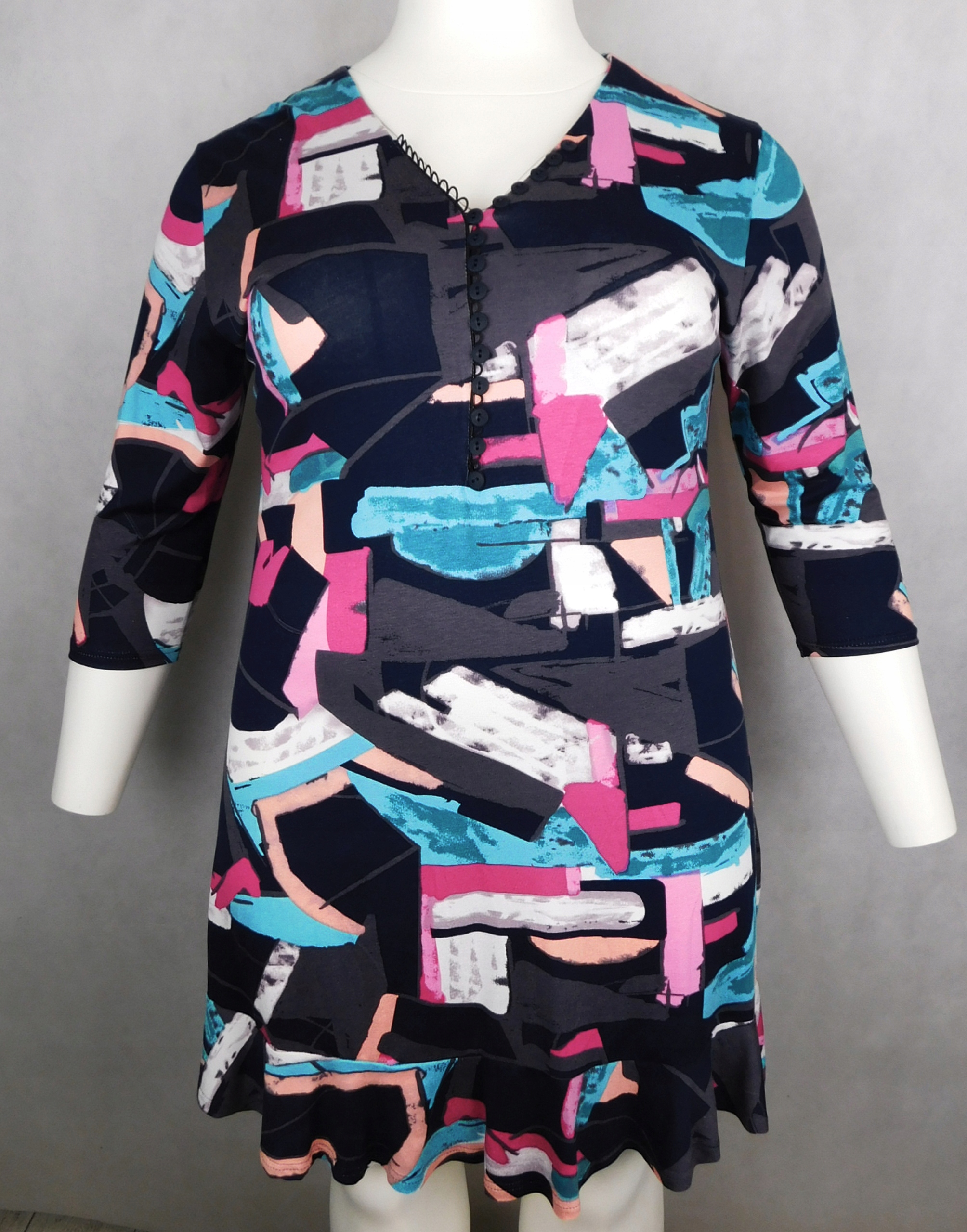 Tunika sukienkowa Plus Size 5XL - 58/60 Marka inna