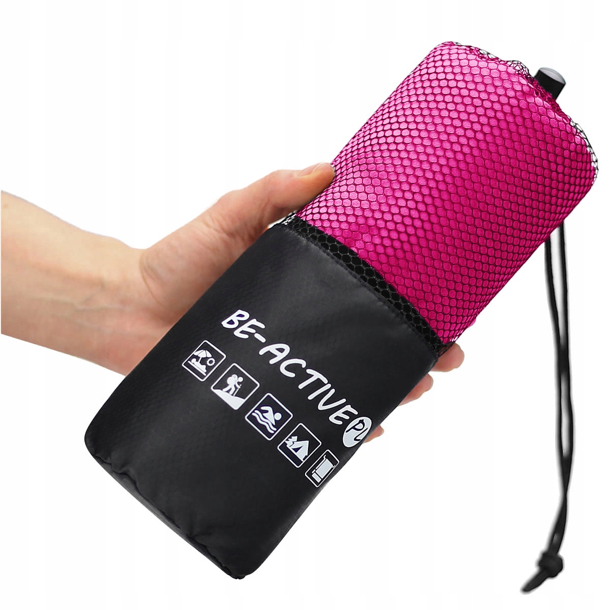 RĘCZNIK SZYBKOSCHNĄCY PLAŻOWY Z MIKROFIBRY DUŻY KĄPIELOWY SPORTOWY NA BASEN EAN (GTIN) 5903657314702