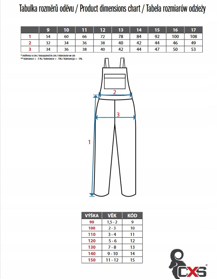 SPODNIE DZIECIĘCE OGRODNICZKI ROBOCZE MORO wzr. 90 Płeć chłopcy