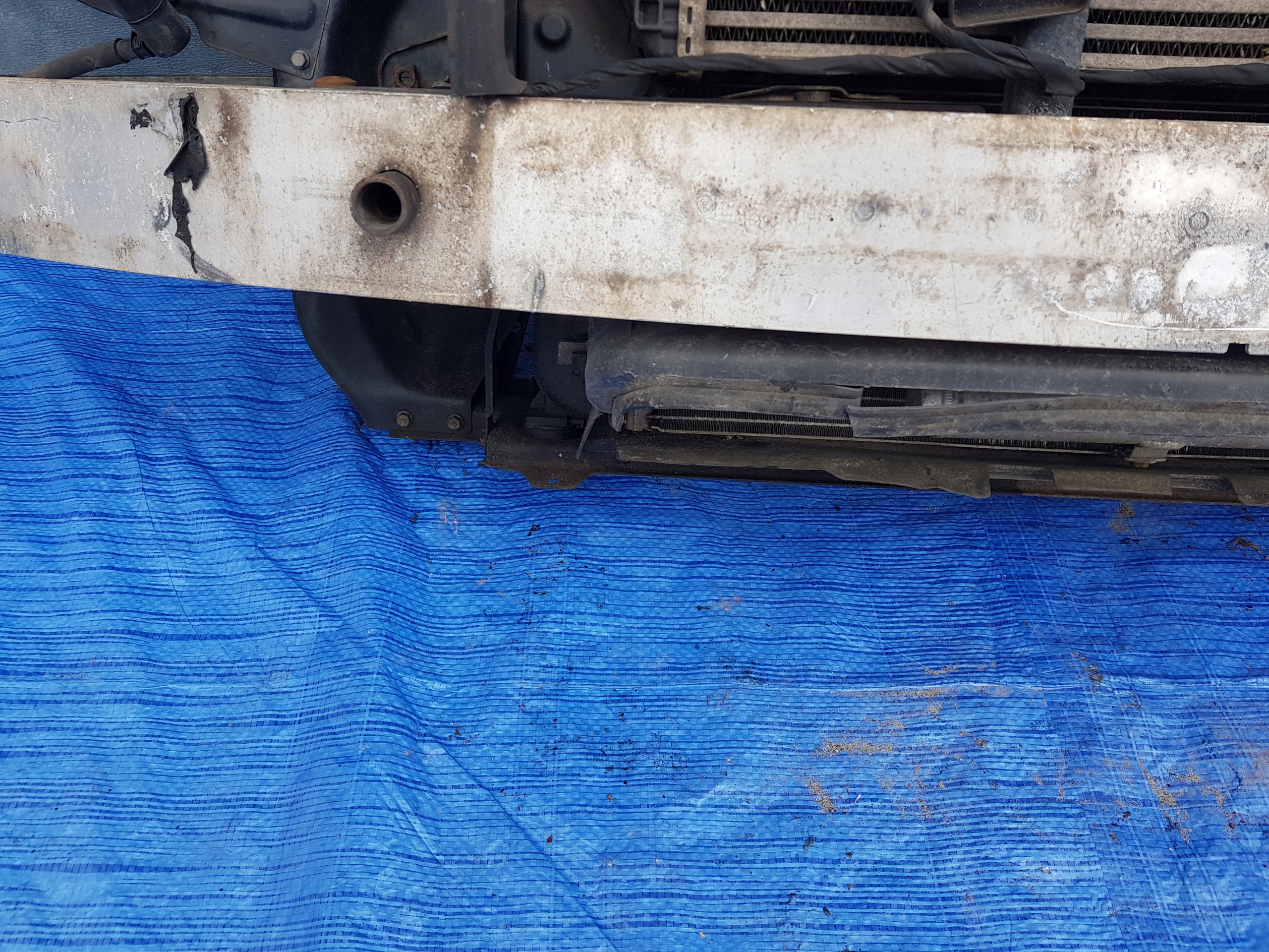 support panel for radiators radiator MERCEDES ML W164 350 LIFT 3.0CDI