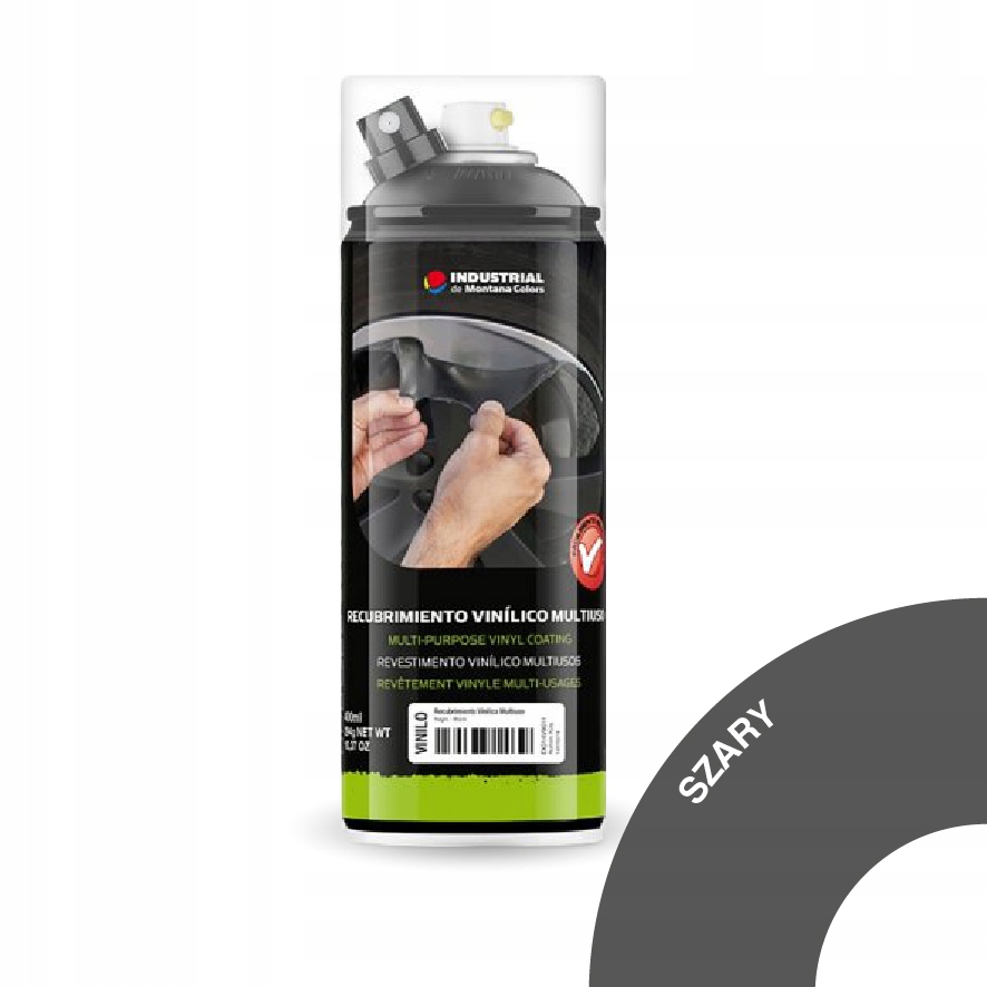 

Guma w sprayu, folia 400ml Mtn szary