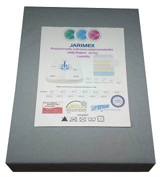 

Prześcieradło nieprzemakalne 60x120 Jersey 160gram