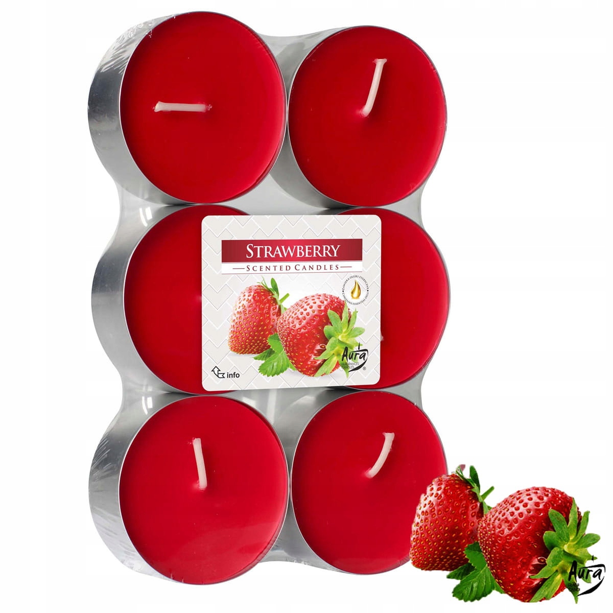 

Podgrzewacze zapachowe maxi 8h op 6 sztuk. Truskaw