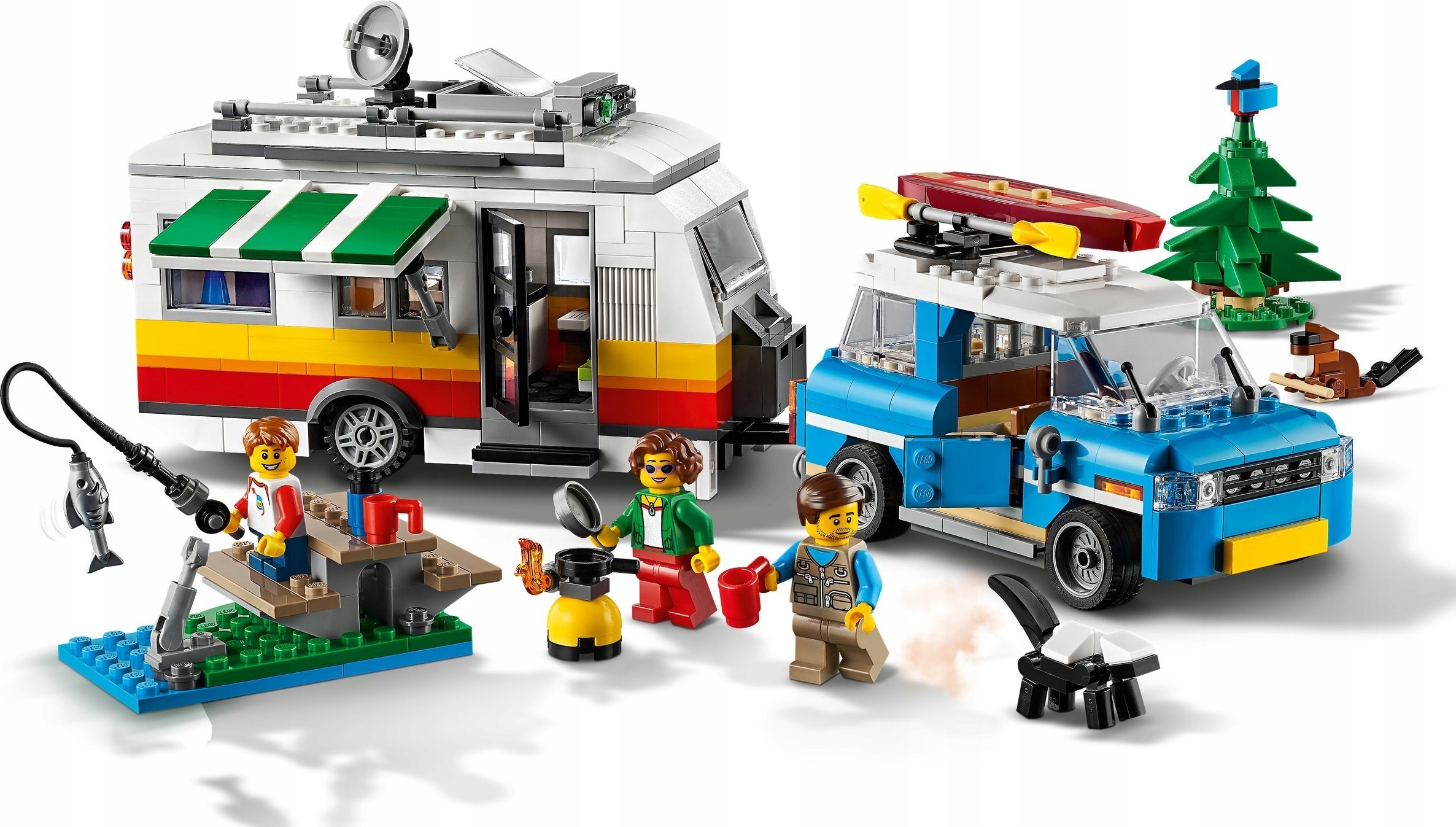 LEGO CREATOR 31108 KAMPER CAMPER PRZYCZEPA KEMPING Wiek dziecka 9 lat +