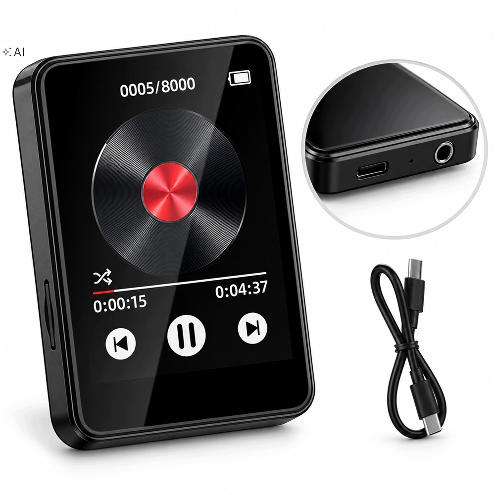 MP3 Přehrávač MP4 32GB Bluetooth Reproduktor Pl Menu Rádio Diktafon