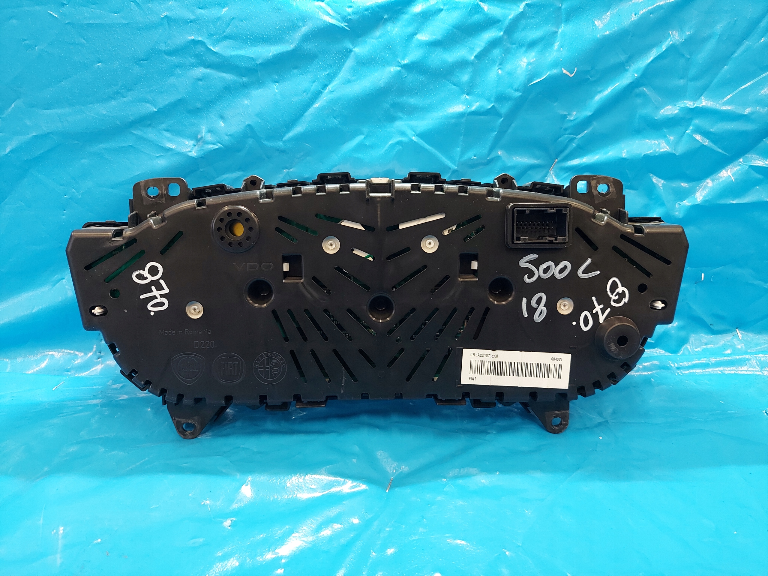 dials clock FIAT 500L A2C10794300