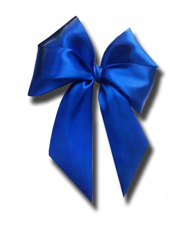 

Kokardki na choinkę Duże bombki, niebieska 9x13cm