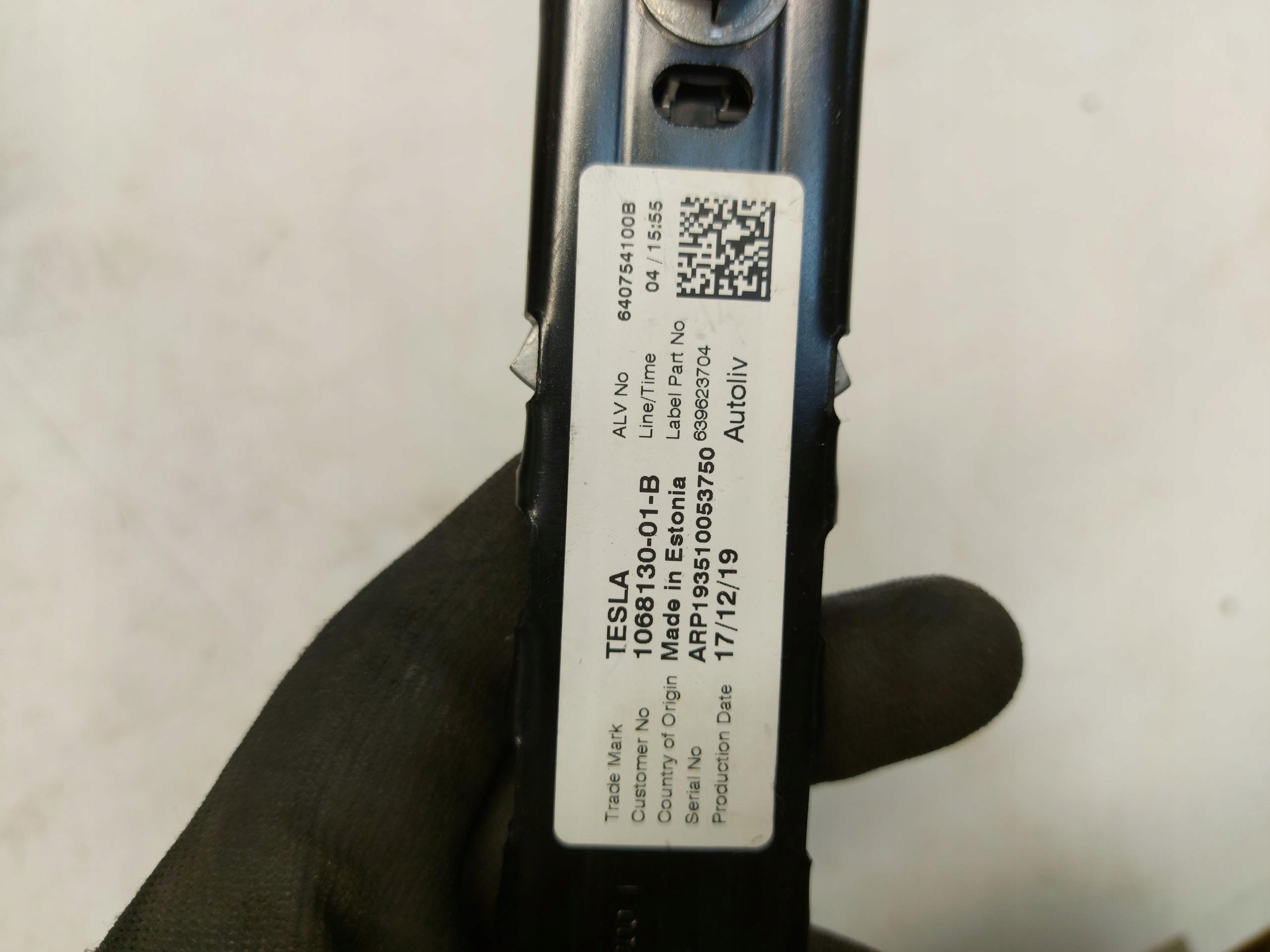 TESLA 3 III Regulacja OSSATURA di sicurezza 1068130-01-B