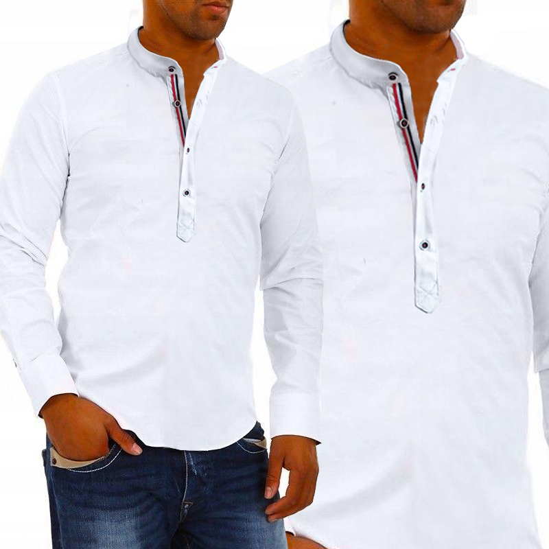 Pánská košile Casual, bavlněná, hladká