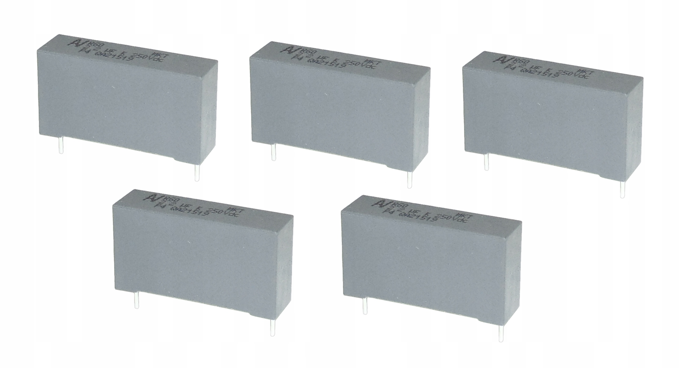 

Kondensator 2.2 uF 250 V DC R60 Kemet 5 szt.
