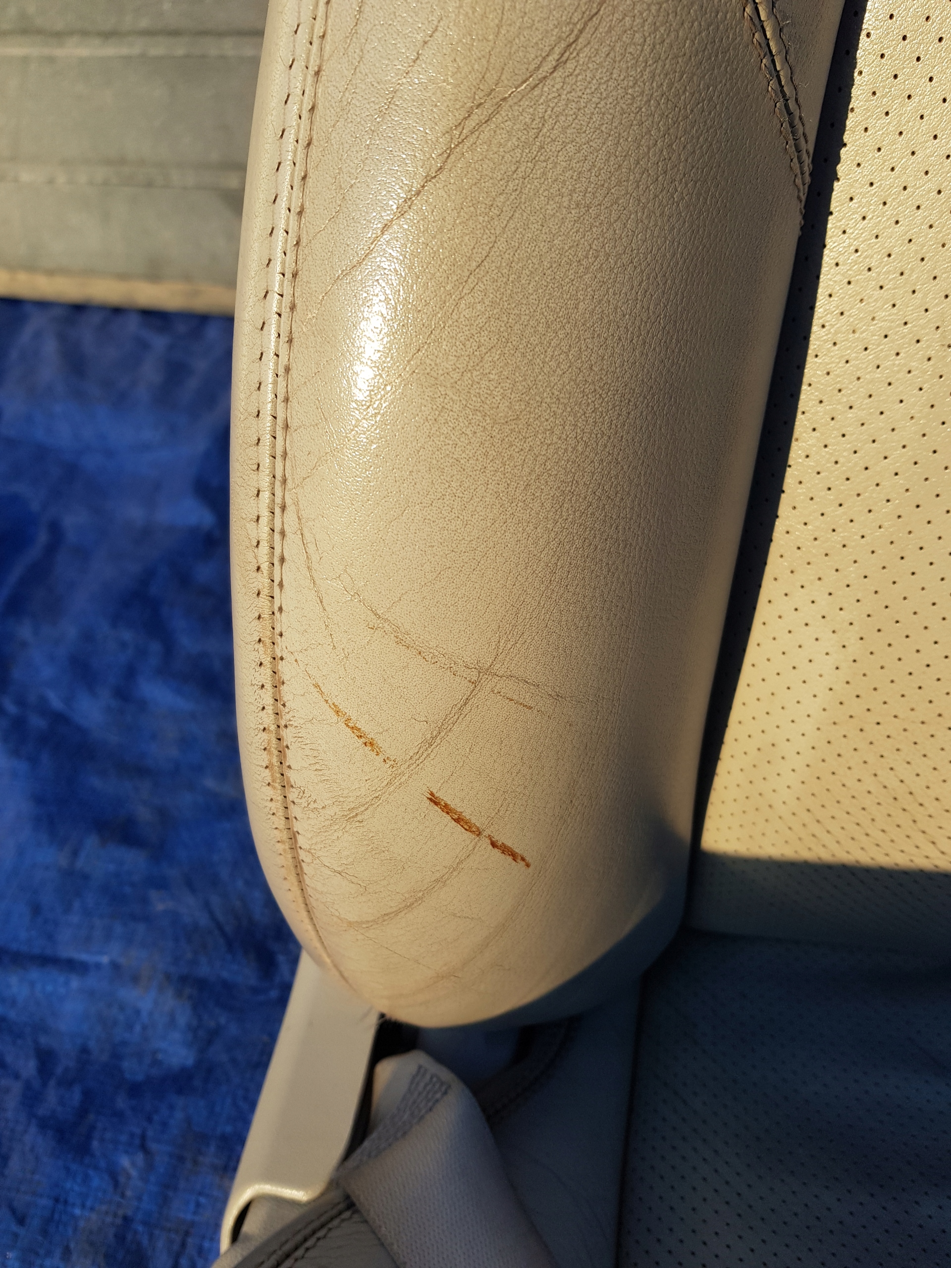 MERCEDES SL R230 W230 complete seat right grey