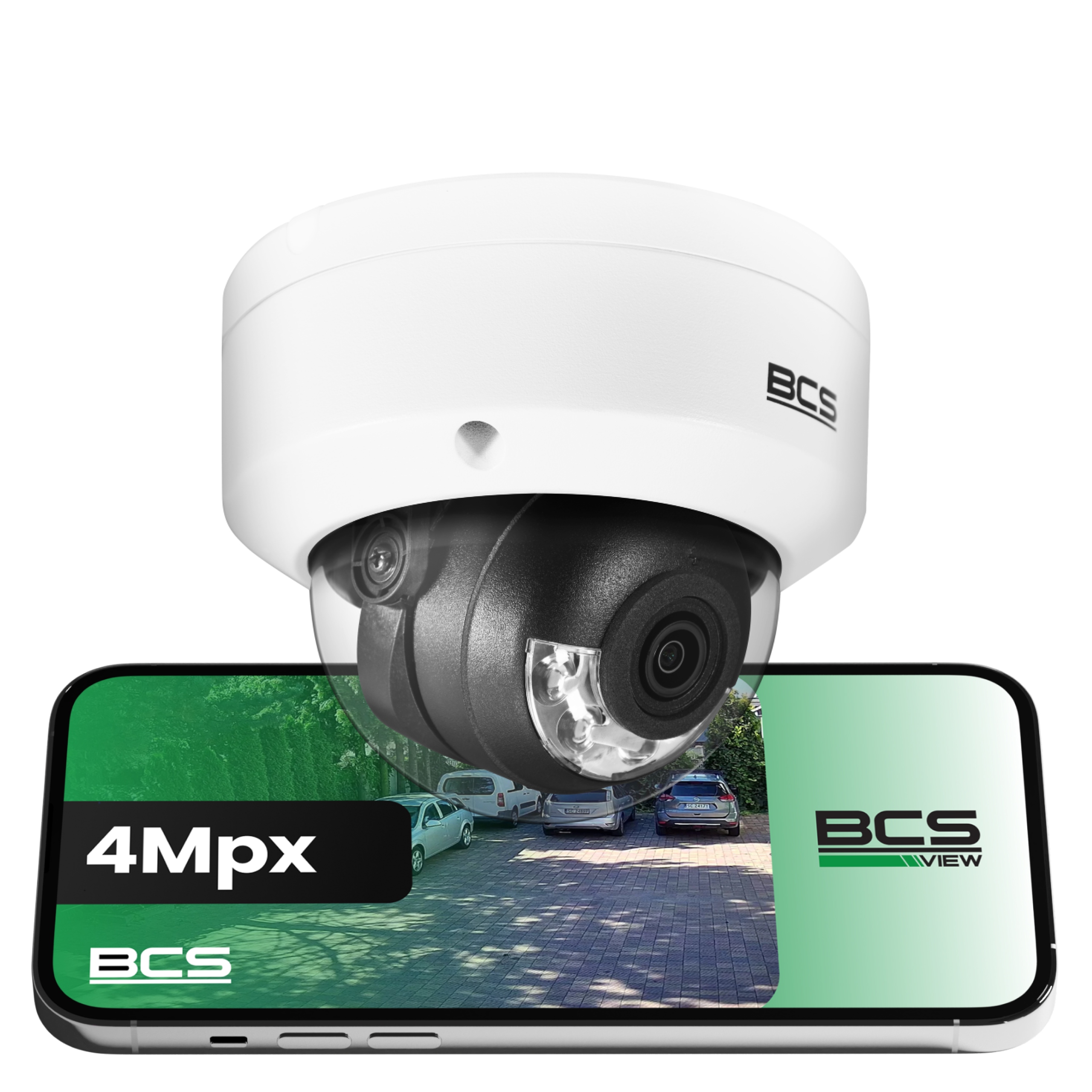Ip kamera Bcs View kopulová 4 Mp analytika AcuSense Ir Led 30 m PoE mikrofon