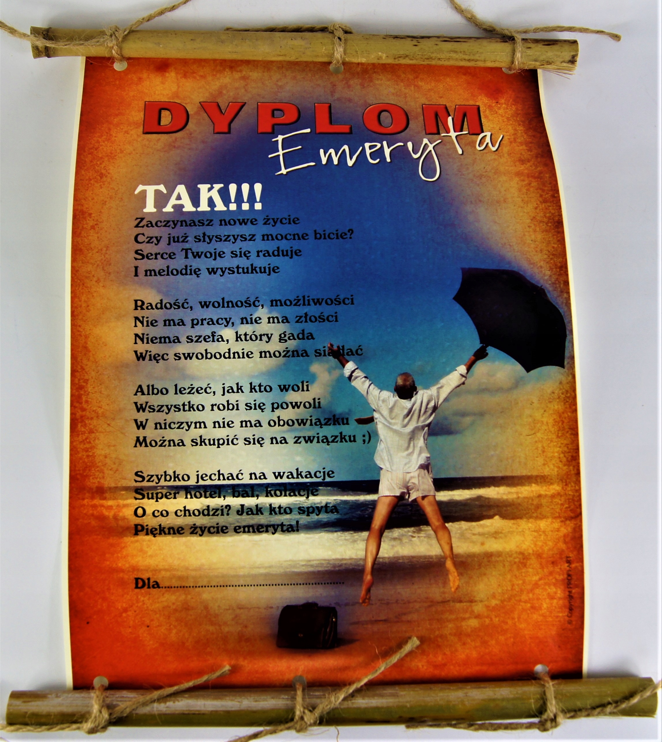 

Śmieszny Dyplom Emeryta
