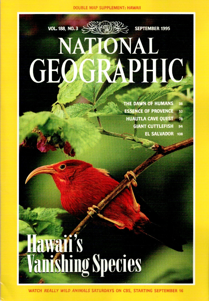 National Geographic 188 3 1995 Hawaje mapa