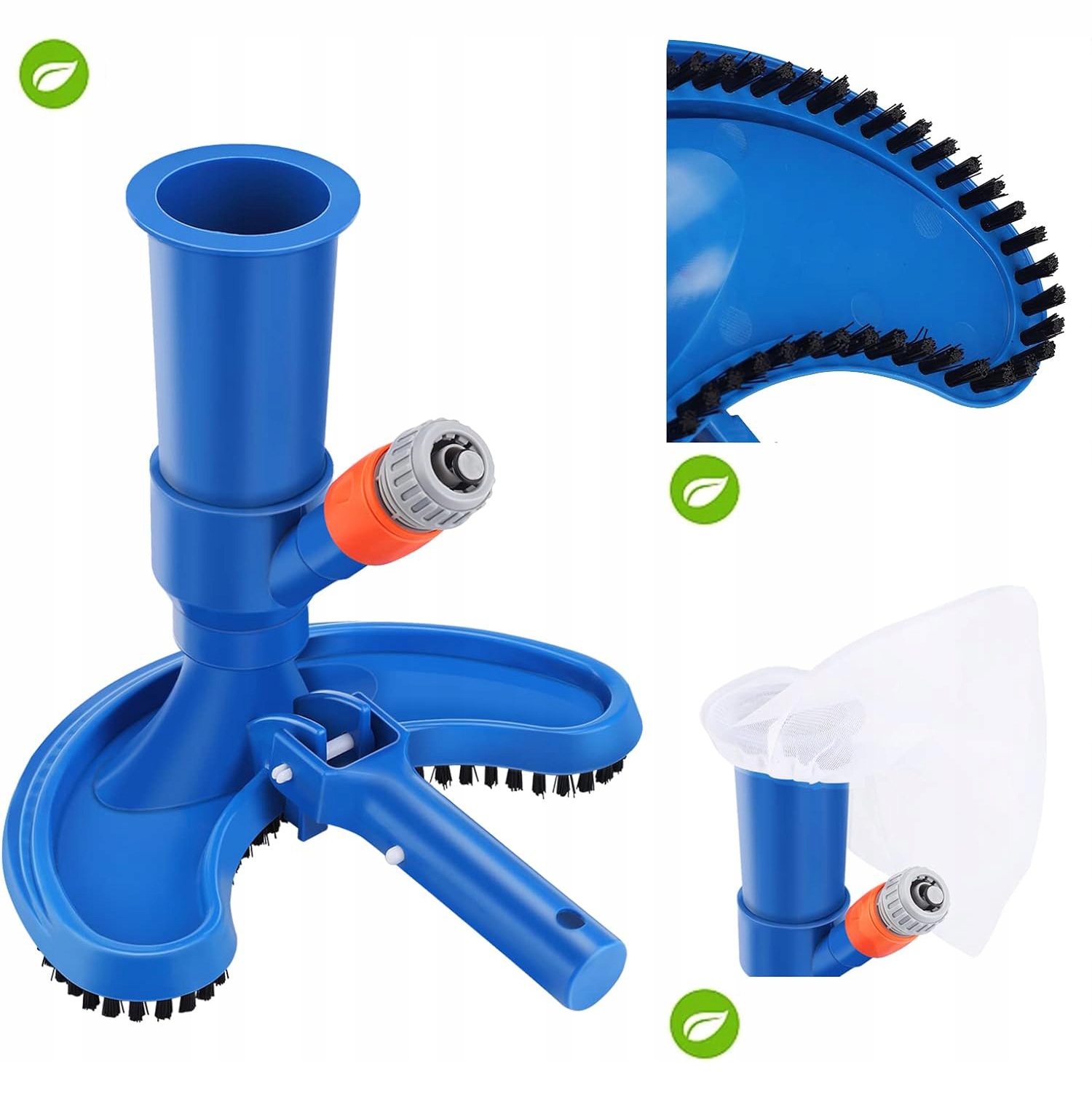 ZESTAW ODKURZACZ DO BASENU, WĄŻ OGRODOWY, RĘCZNY ODKURZACZ DO STAWU OGRODU Moc 0 W