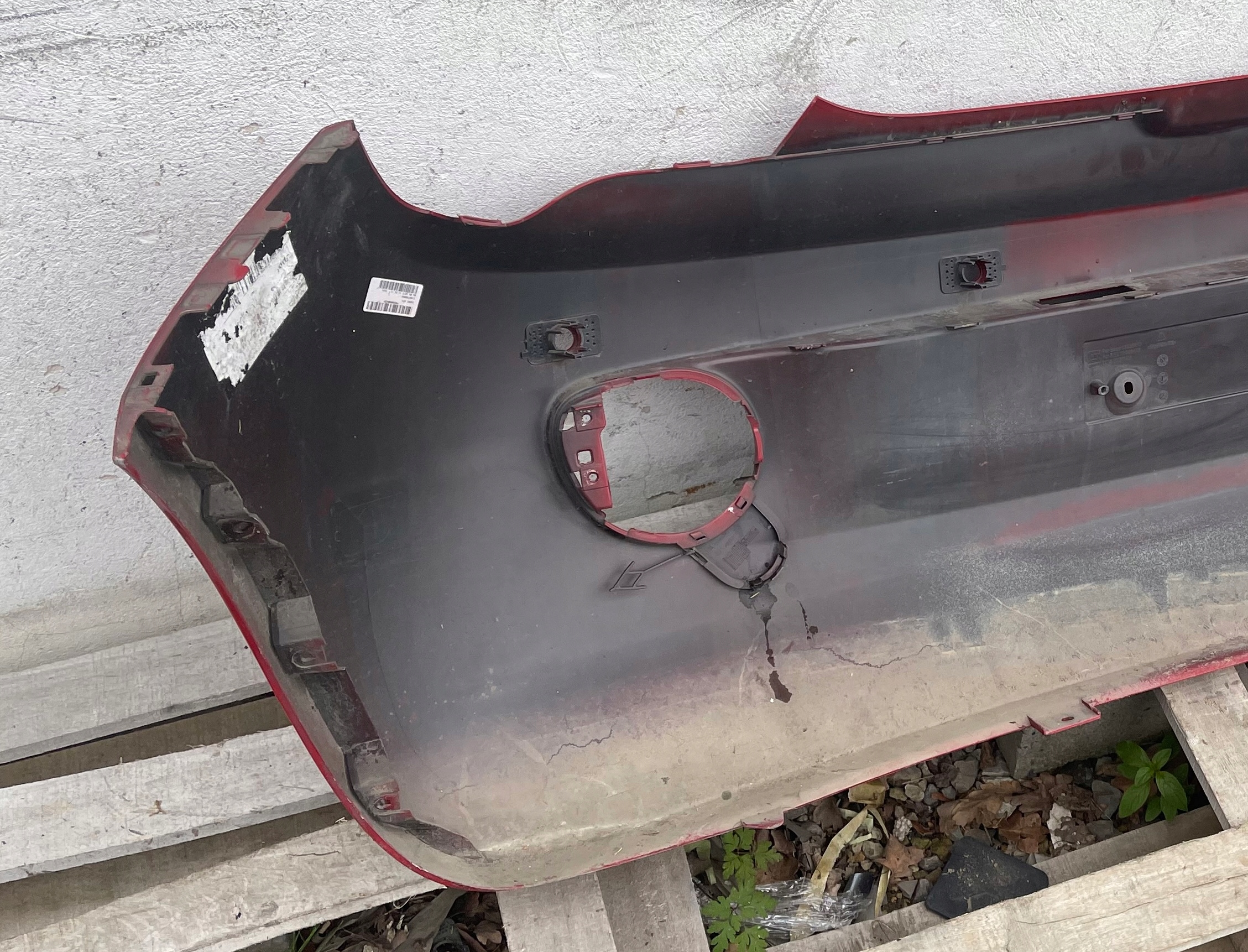 OPEL ADAM bumper rear part rear below 4xPDC GM 13356473