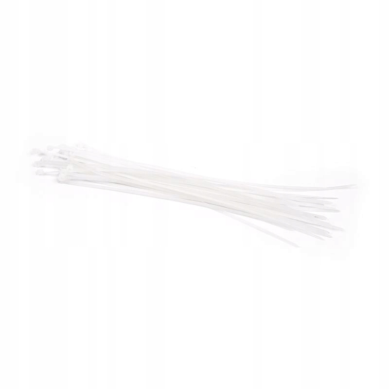 

Opaski zaciskowe XL białe 100 sztuk 200x2,5mm