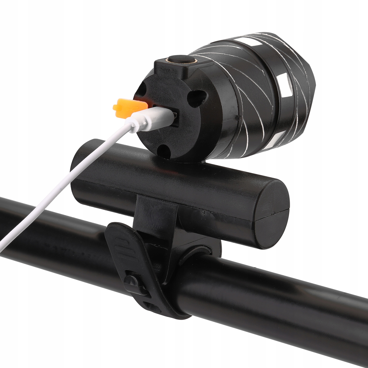 LAMPKA ROWEROWA PRZEDNIA LED, T6 1800mAh Rodzaj przednie