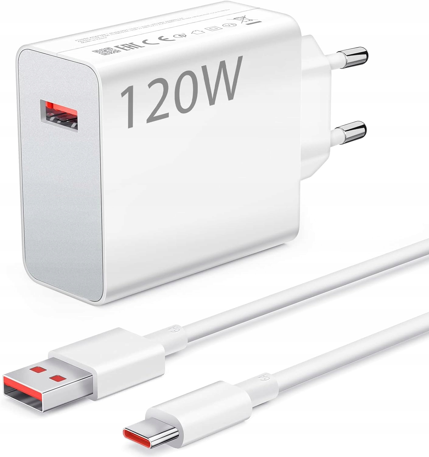 ŁADOWARKA SIECIOWA 120W DO XIAOMI 13 12T 11T Pro 12 Lite 12X Z KABEL USB-C