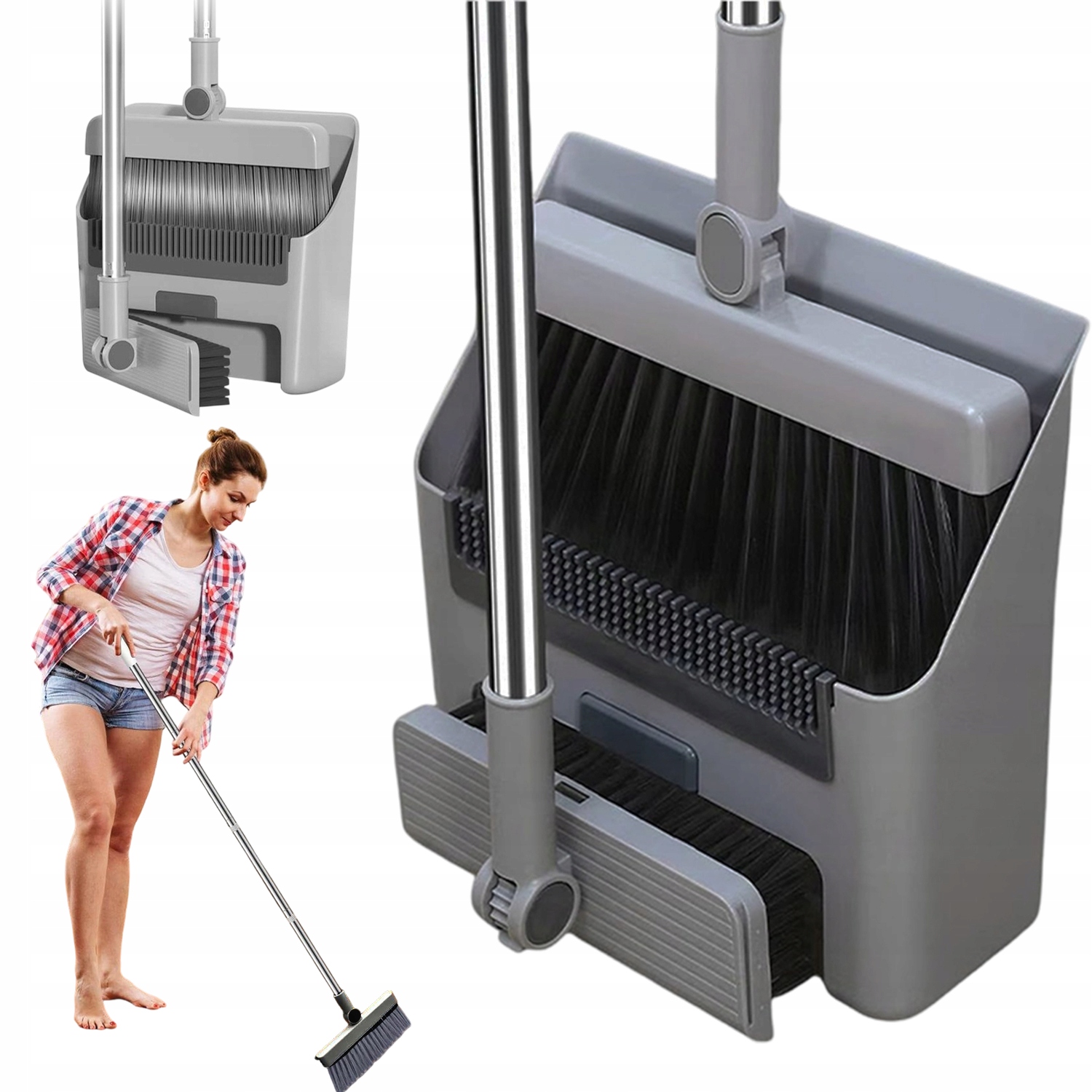 Levně Smetáček S Ergonomickou Otočnou Lopatkou Pro Úklid Doma I V Kanceláři