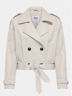 Only Kurtka z imitacji skóry Damskie szary 15308584