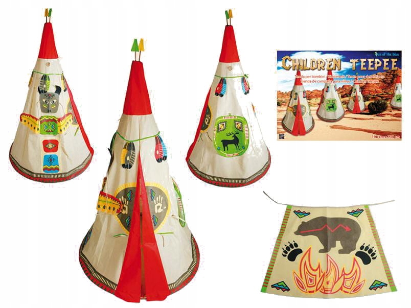 Namiot Tipi Indiański Wigwam Domek Dzieci Teepee