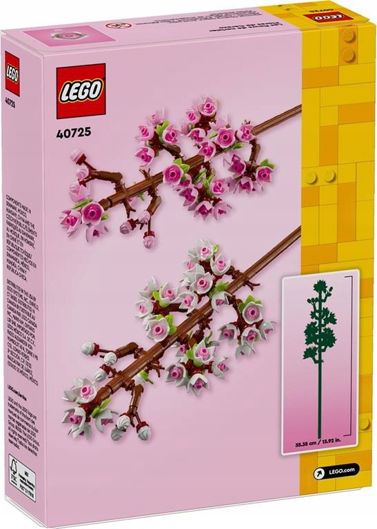 KLOCKI LEGO 40725 KWIATY WIŚNI BUKIET PREZENT NA DZIEN DZIECKA + TORBA Bohater brak
