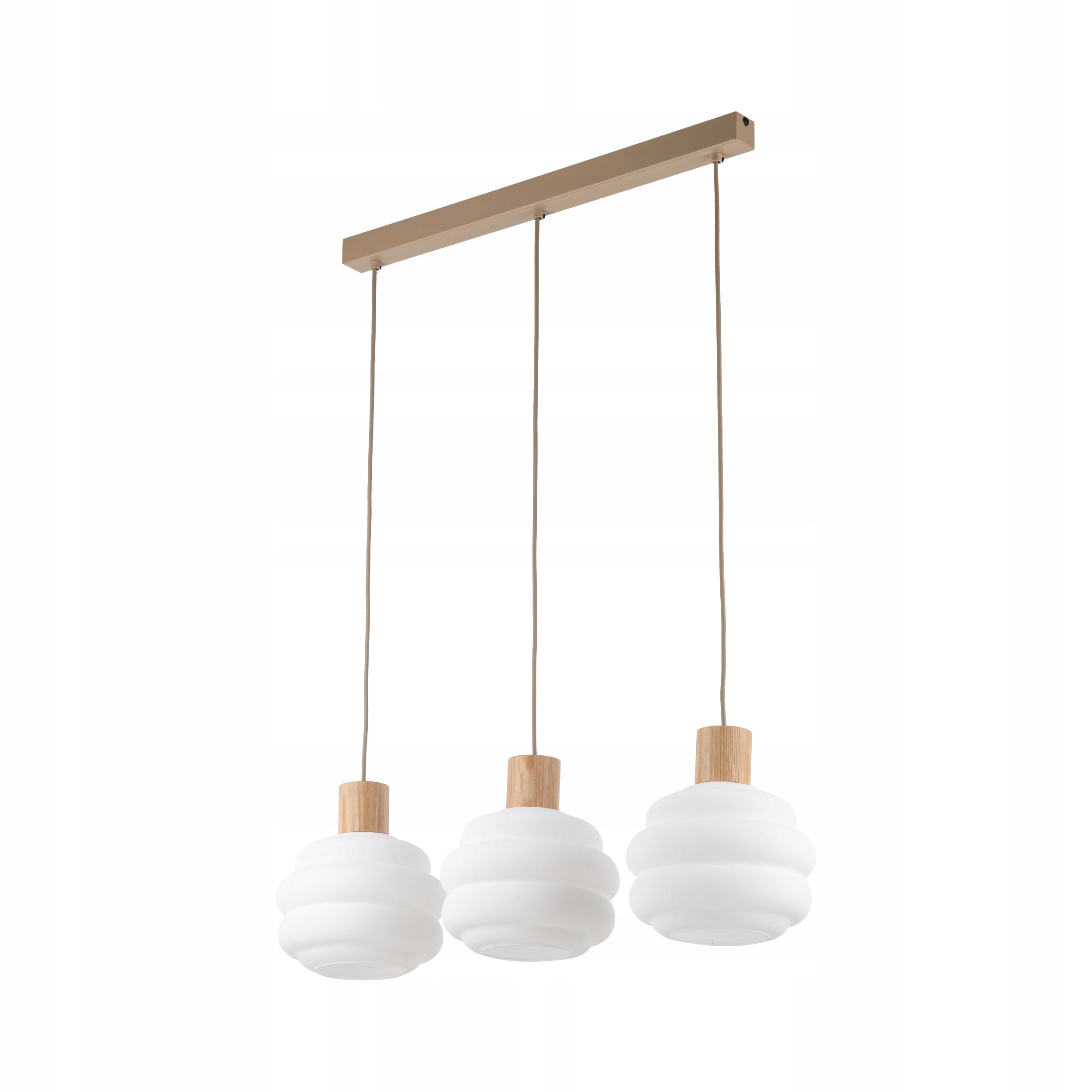 Stylowa lampa wisząca z mlecznymi kloszami do salonu 11091 Tk Lighting