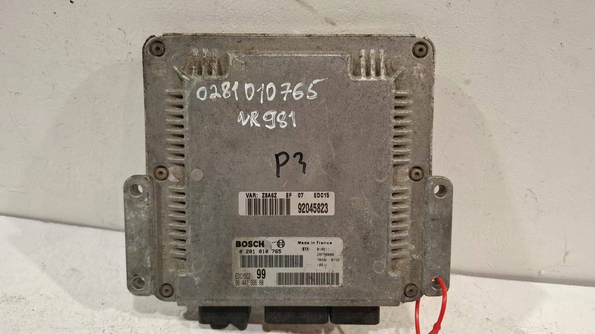 control unit of the engine computer 0281010765 Citroen Peugeot 2.2 HDI