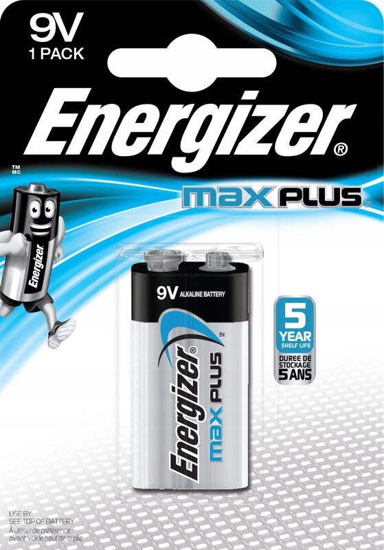 

bateria alkaliczna Energizer Max Plus 6LR61 9V
