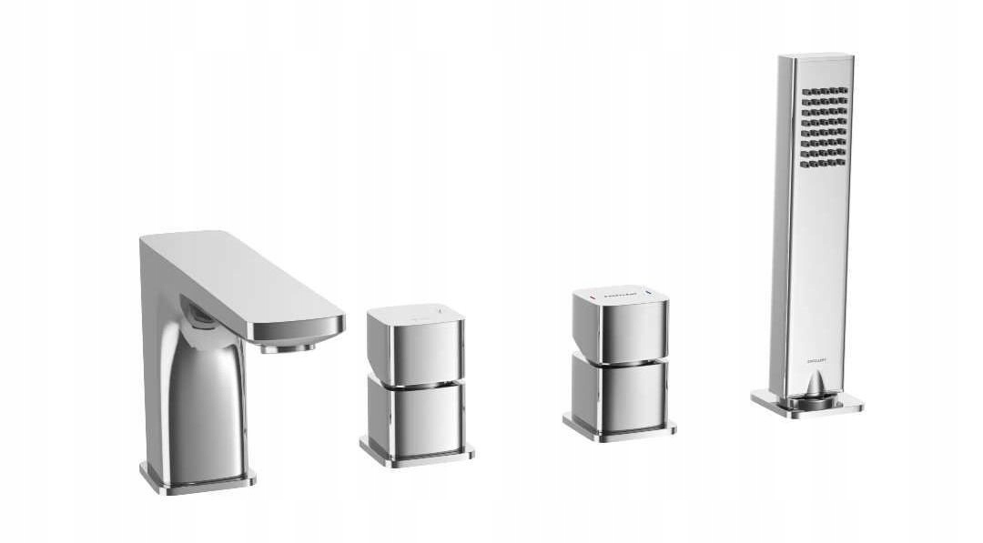 Vanová baterie Keria chrom, 4-otvorová, výtokové ramínko 210 mm, perlátor Neoperl