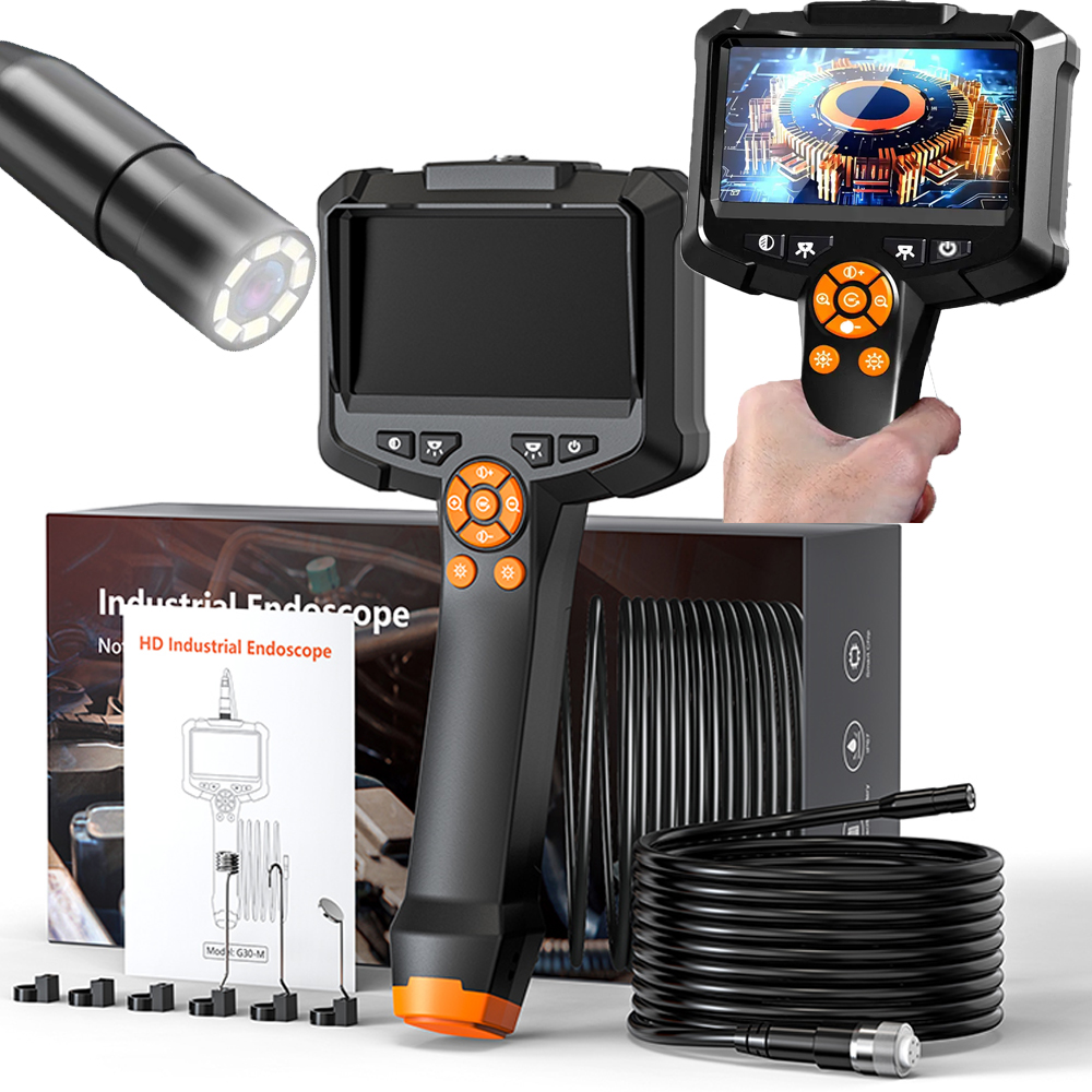 Endoskop Inspekční Kamera Full Hd 5 M Displej Ips 4.3" Led Cmos 1080P