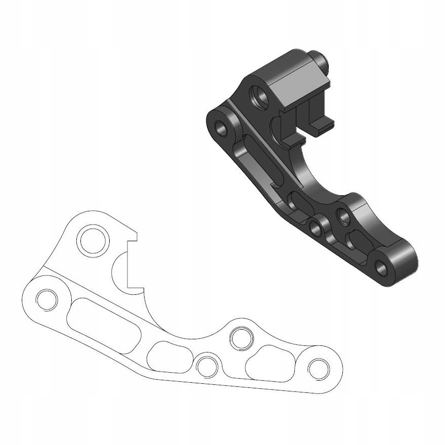 Moto-master Propagačný Adaptér Pre Brzdový Kotúč Flame 270MM Predný Beta 25