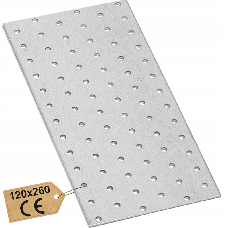

PP20 Płytka Perforowana Łącznik Płaski Oc 120x260